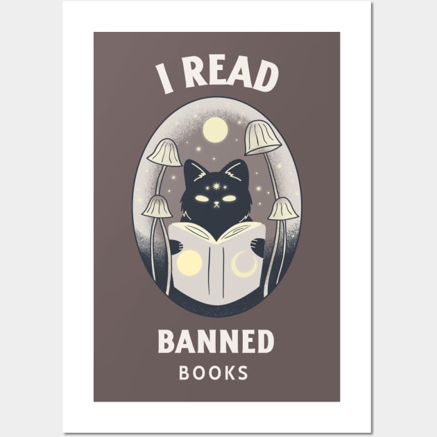 I read banned books Wall Art by ArtsyStone